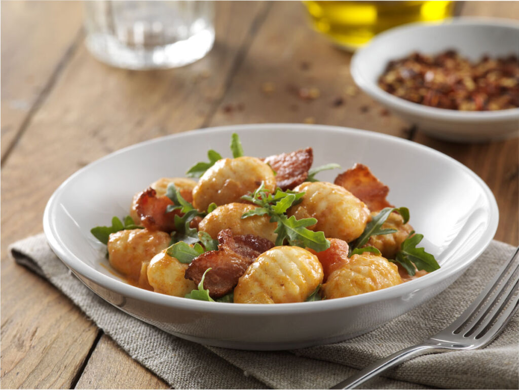 gnocchi-sauce-rosee-et-bacon