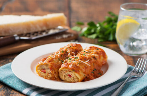 Cannelloni-with-chicken-proscuitto-and-rose-sauce
