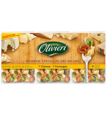 Tortellini arc-en-ciel aux 7 fromages Olivieri®