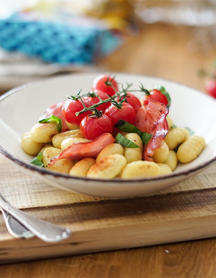 Skillet Gnocchi With Bacon and Sun-Dried Tomatoes